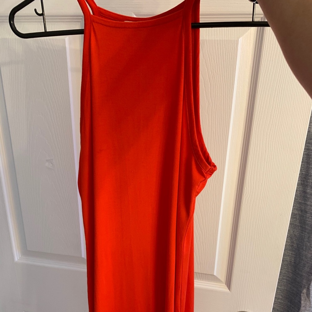 Red dress